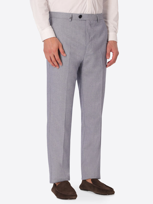 Melange Viscose-Blend Tailoring Trousers Acanto