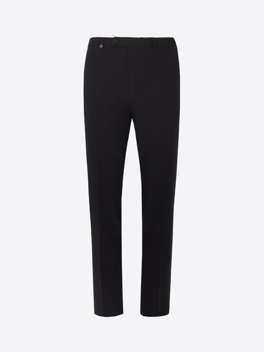 Tailoring Trousers Firenze In Super-Comfort Embossed Striped Fabric