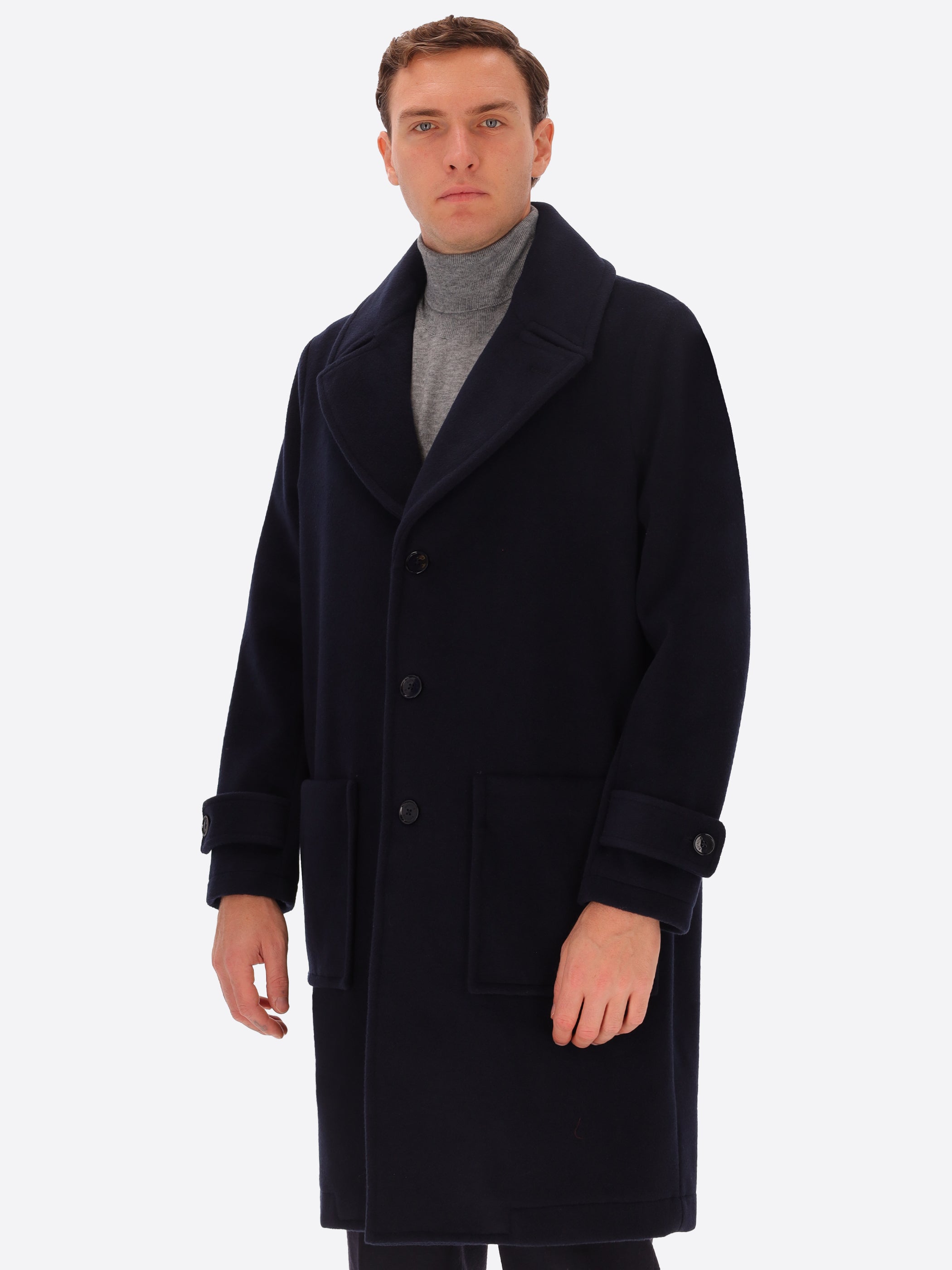 Super-Comfort Wool-Blend Overcoat Manchester