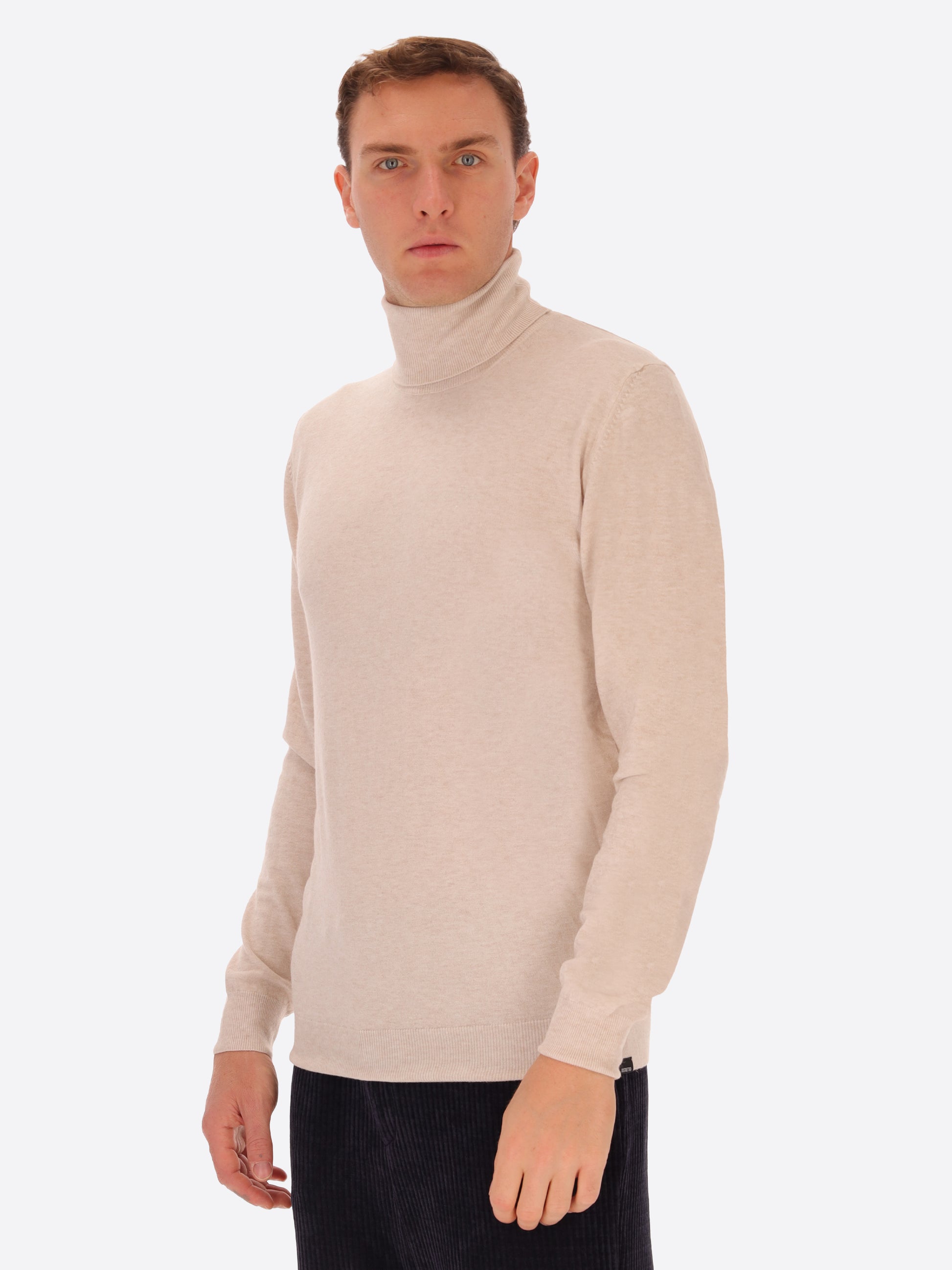 London Rollkragen-Strick Aus Viskosemischung