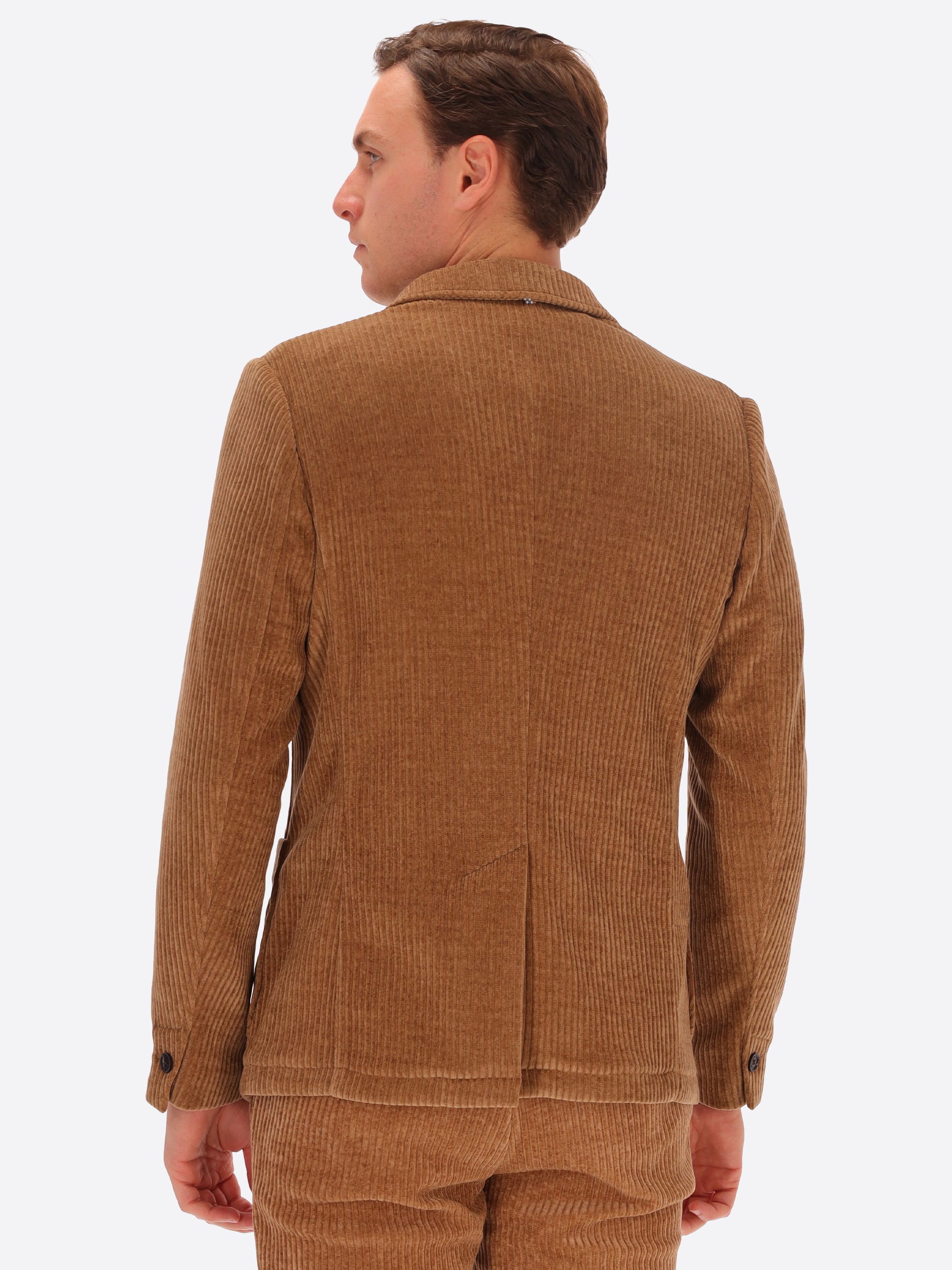 Giacca Torino In Velluto Con Costa Alla Francese