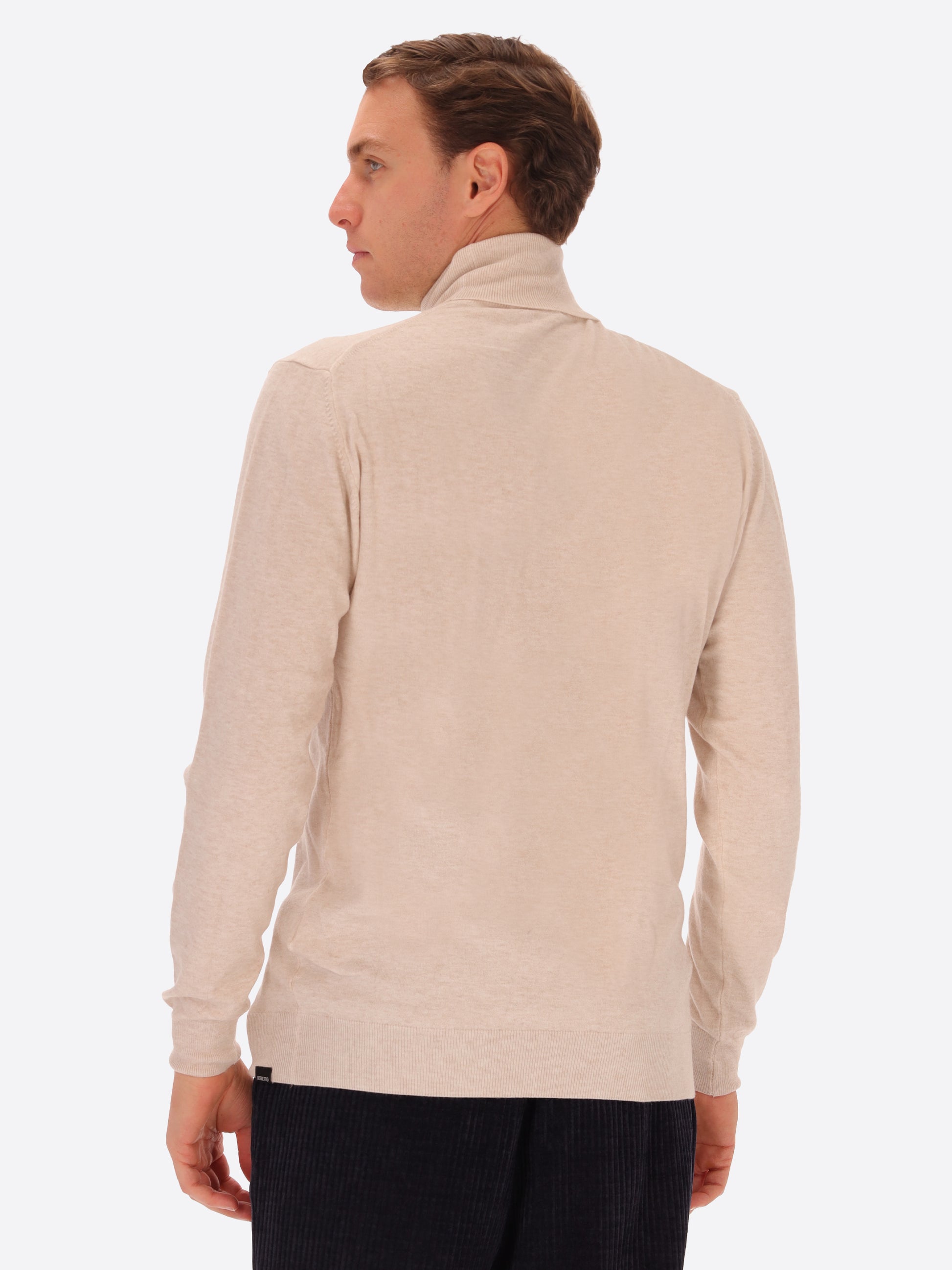 London Rollkragen-Strick Aus Viskosemischung