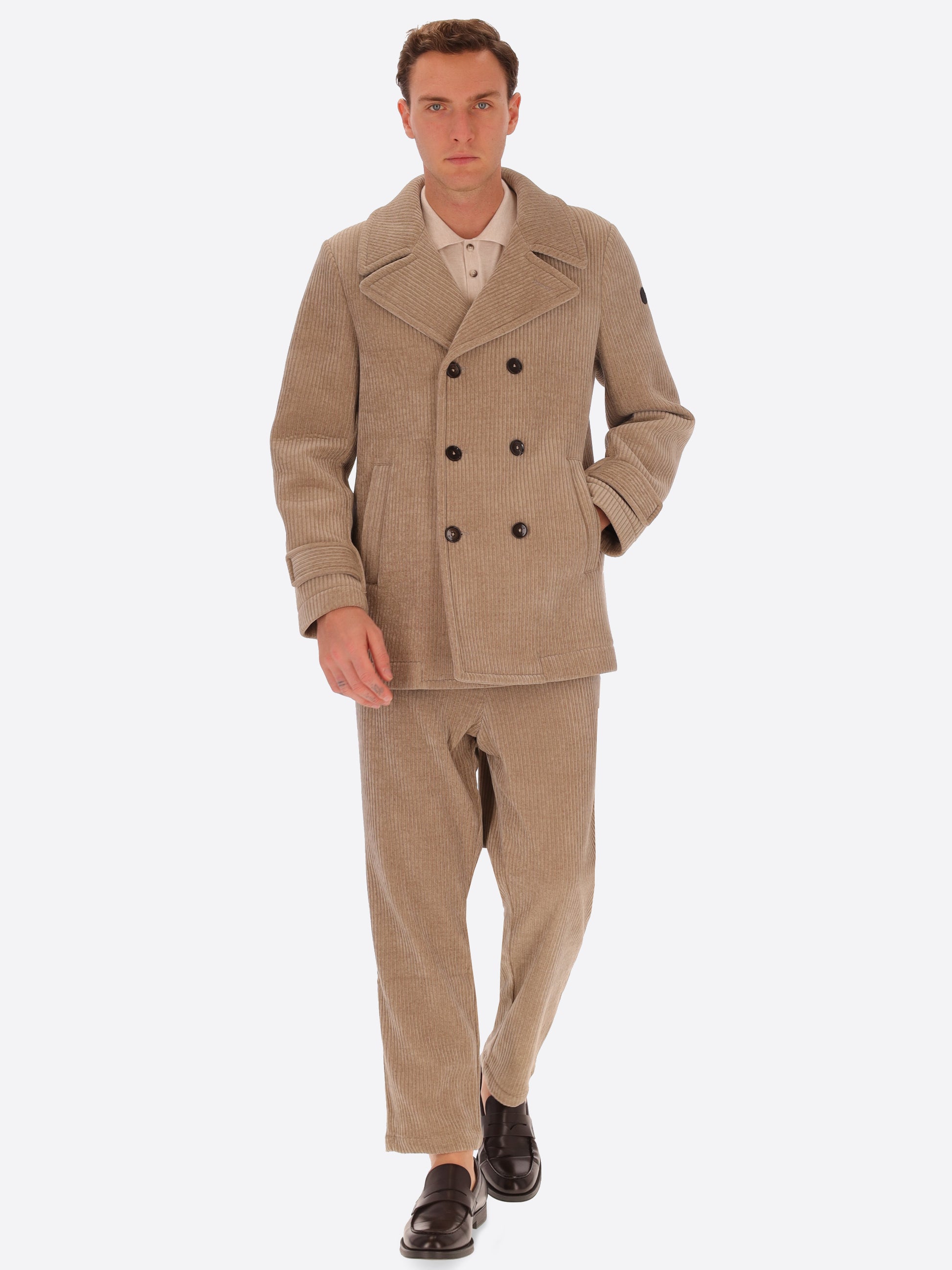 Velvet Chenille Peacoat Alba