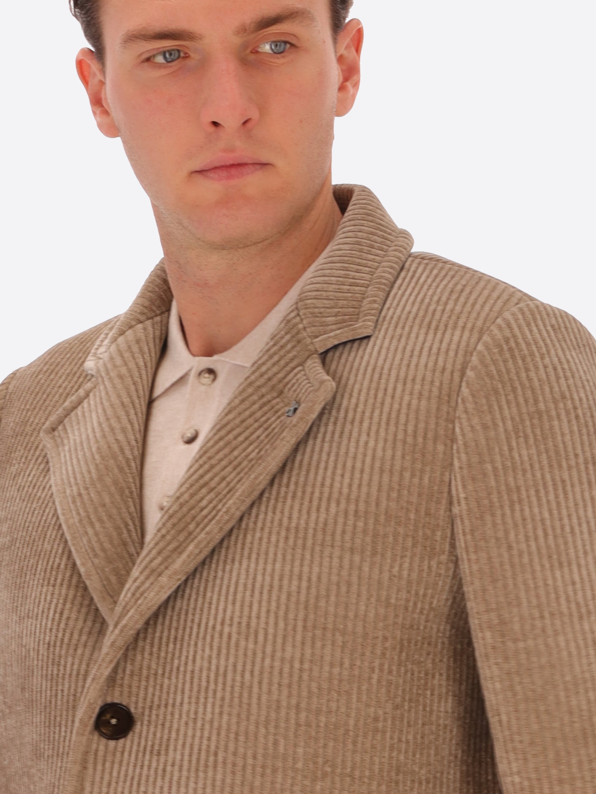 Cappotto Alba In Velluto A Costa Francese