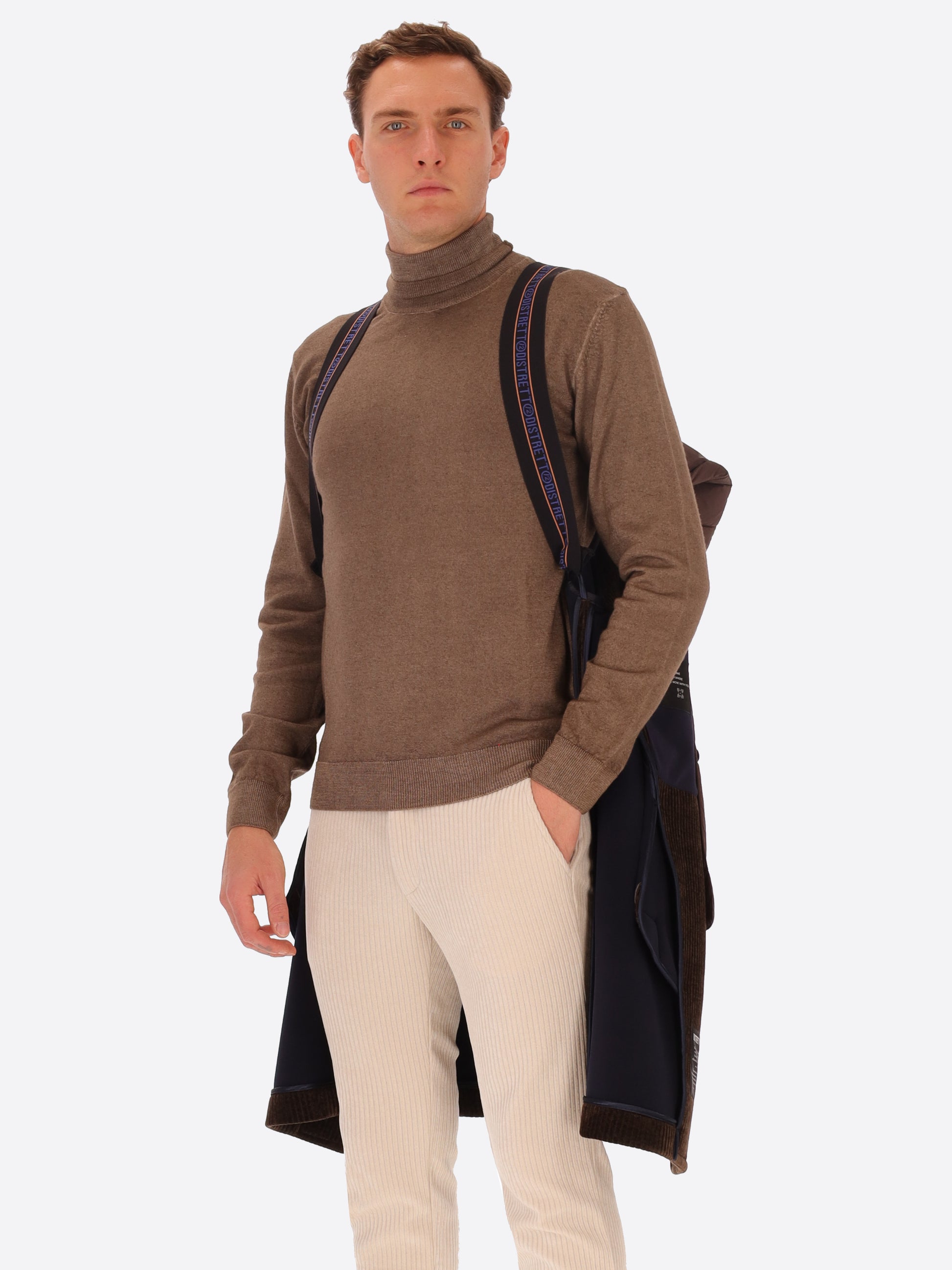 French Rib Corduroy Coat With Detachable Hood Alba