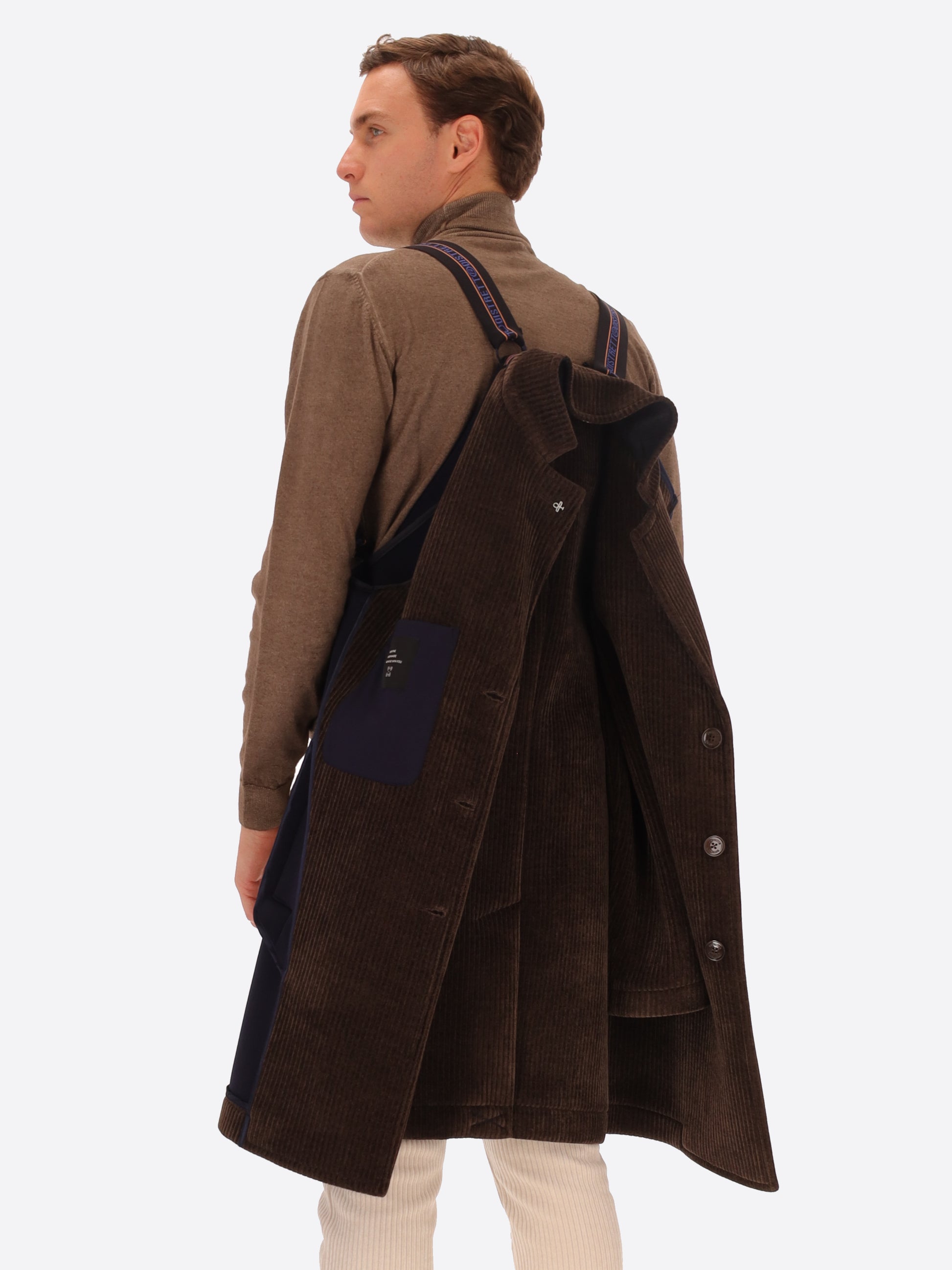 Cappotto Alba In Velluto A Costa Francese