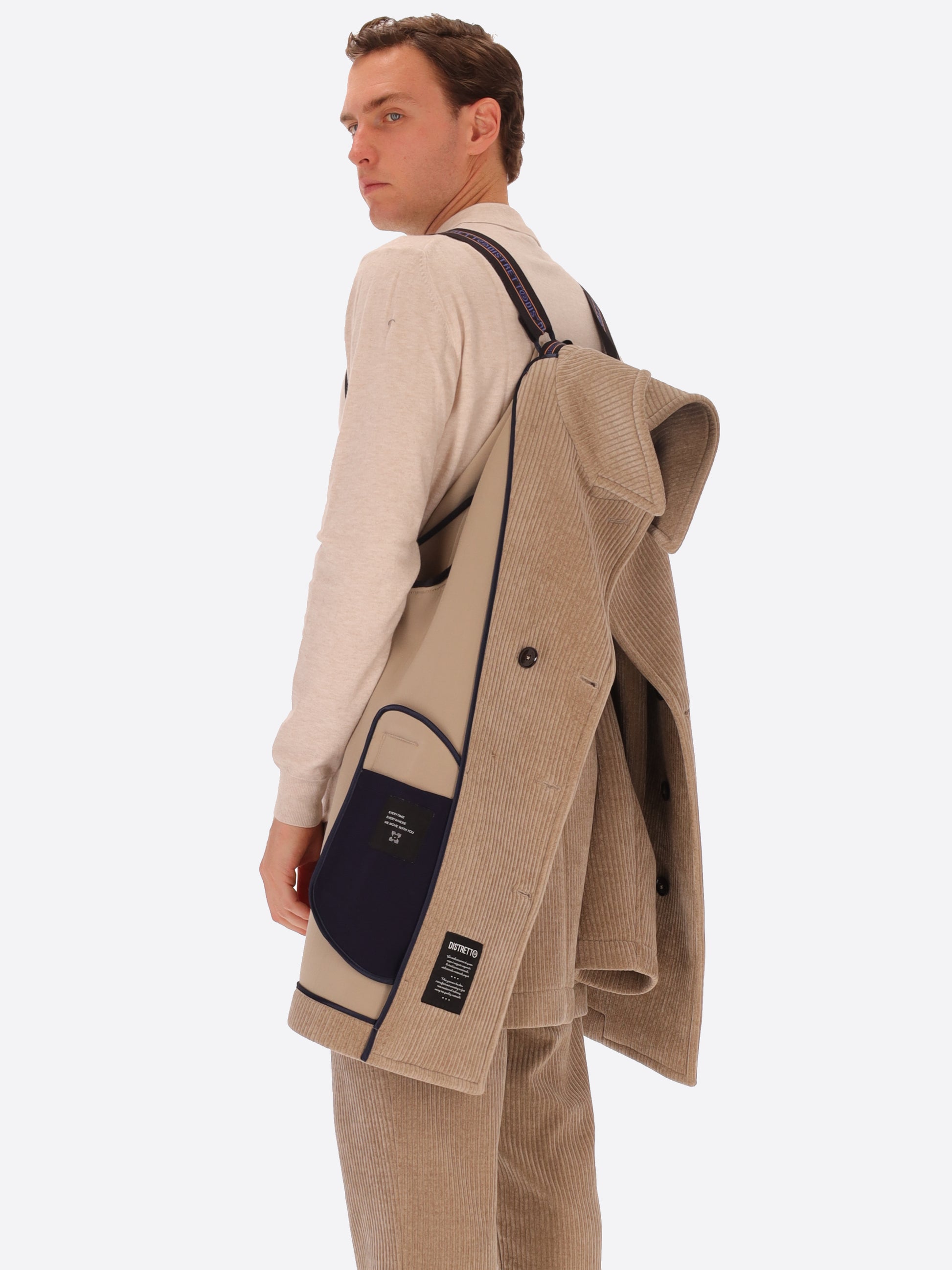 Velvet Chenille Peacoat Alba