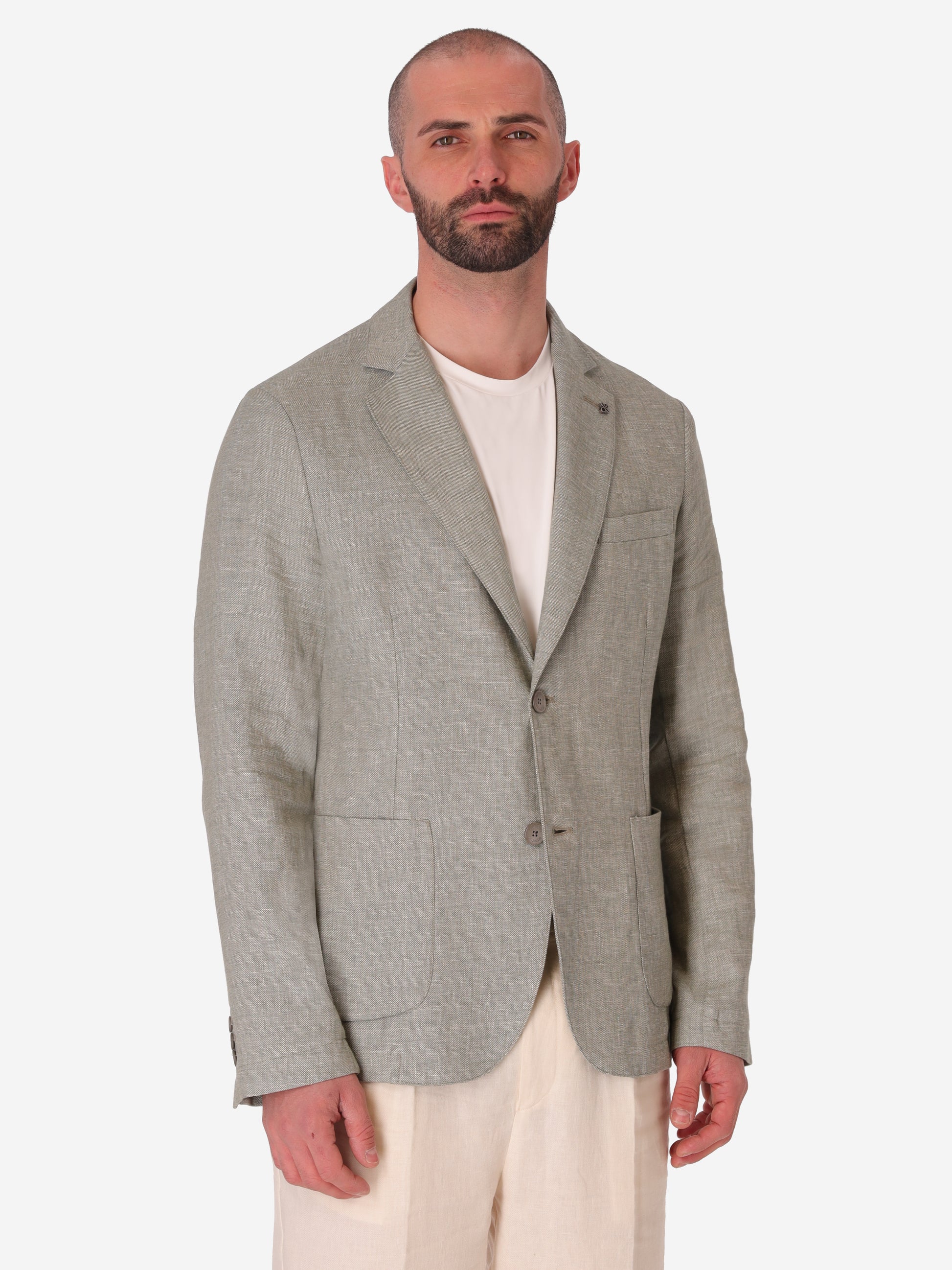 Jacket Certo In Soft-Touch Linen Blend Fabric