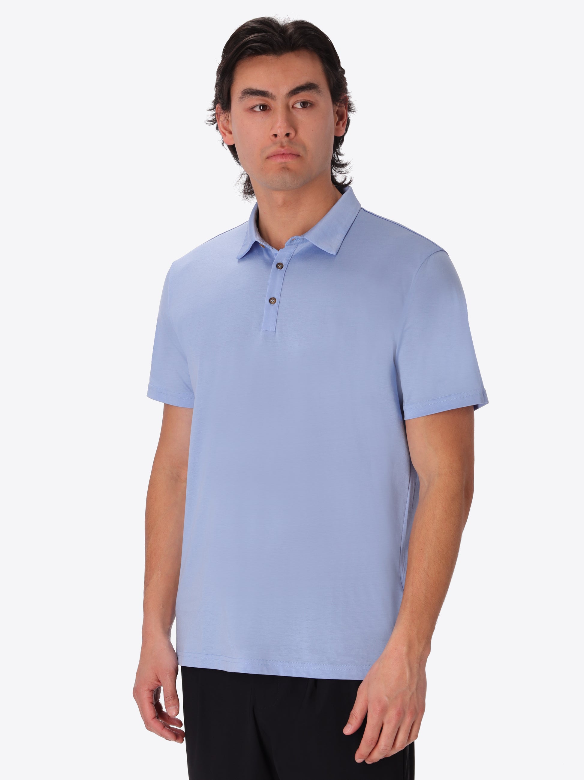 Menta Polo Aus Baumwolle-Modal Mit Frischem Griff - Icon