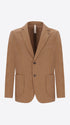 Distretto12 Leonardo Camel 1000-Stripe Super-Comfort Velvet Jacket - Product Still Life