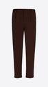 Distretto12 Rio Pences Leonardo Brown 1000-Stripe Super-Comfort Velvet Trousers - Product Still Life