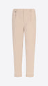 Distretto12 Rio Pences Leonardo Off White 1000-Stripe Super-Comfort Velvet Trousers - Product Still Life
