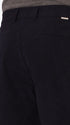 York Leonardo Blue 1000-Stripe Super-Comfort Velvet Trousers - Close-Up Of The Back Pocket