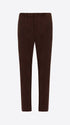 Distretto12 York Leonardo Brown 1000-Stripe Super-Comfort Velvet Trousers - Product Still Life