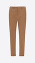 Distretto12 York Leonardo Camel 1000-Stripe Super-Comfort Velvet Trousers - Product Still Life