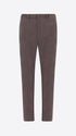 Distretto12 York Leonardo Charcoal 1000-Stripe Super-Comfort Velvet Trousers - Product Still Life