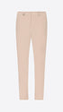 Distretto12 York Leonardo Off White 1000-Stripe Super-Comfort Velvet Trousers - Product Still Life
