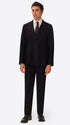 Tiziano Blue 100% Virgin Wool Double-Breasted Jacket - Model Full Body Shot