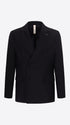 Distretto12 Tiziano Blue 100% Virgin Wool Double-Breasted Jacket - Product Still Life