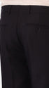 Rio Pences Tiziano Blue 100% Virgin Wool Trousers - Close-Up Of The Back Pocket