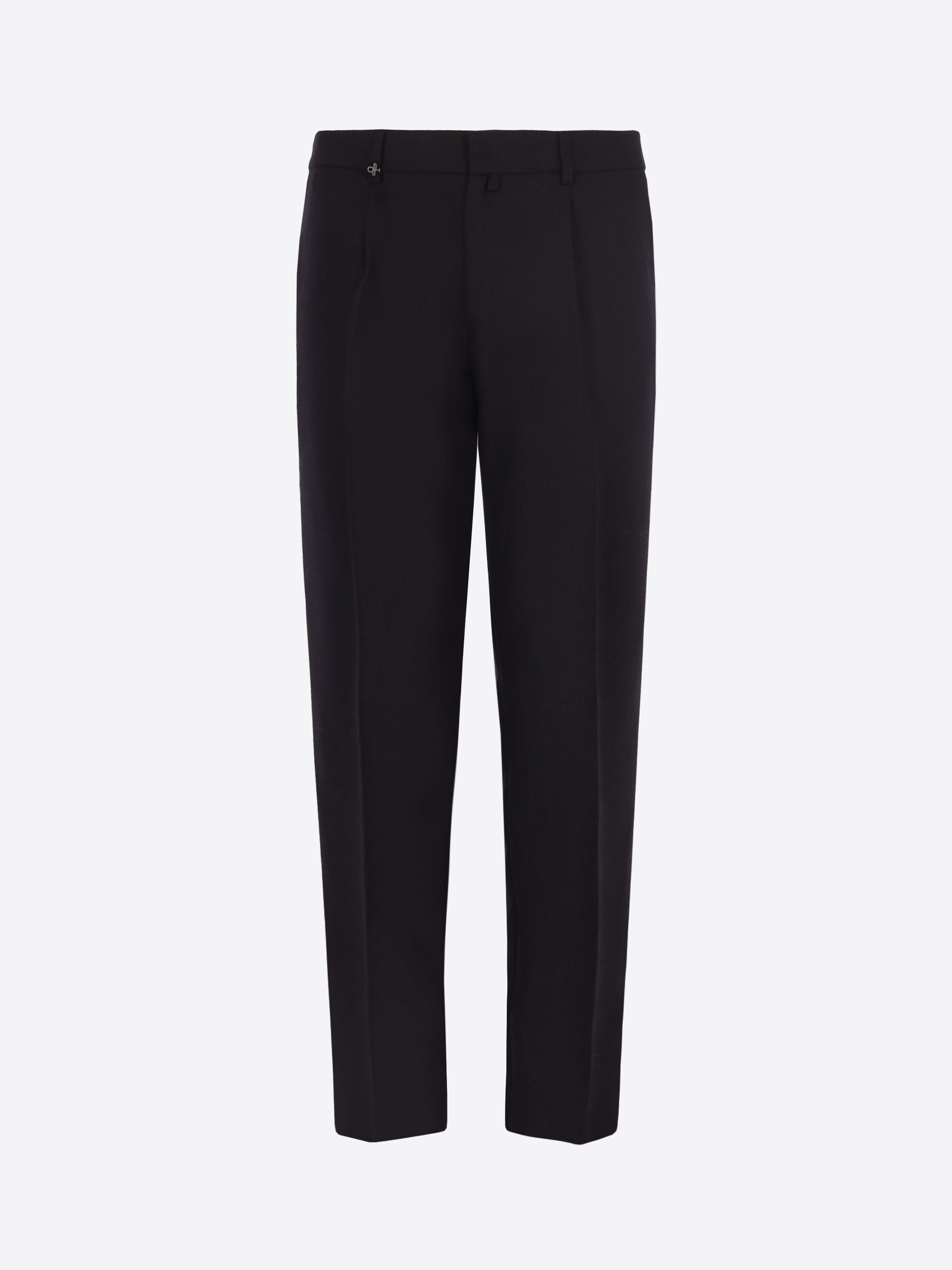 Distretto12 Rio Pences Tiziano Blue 100% Virgin Wool Trousers - Product Still Life