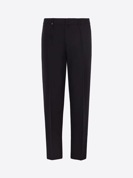 Distretto12 Rio Pences Tiziano Blue 100% Virgin Wool Trousers - Product Still Life