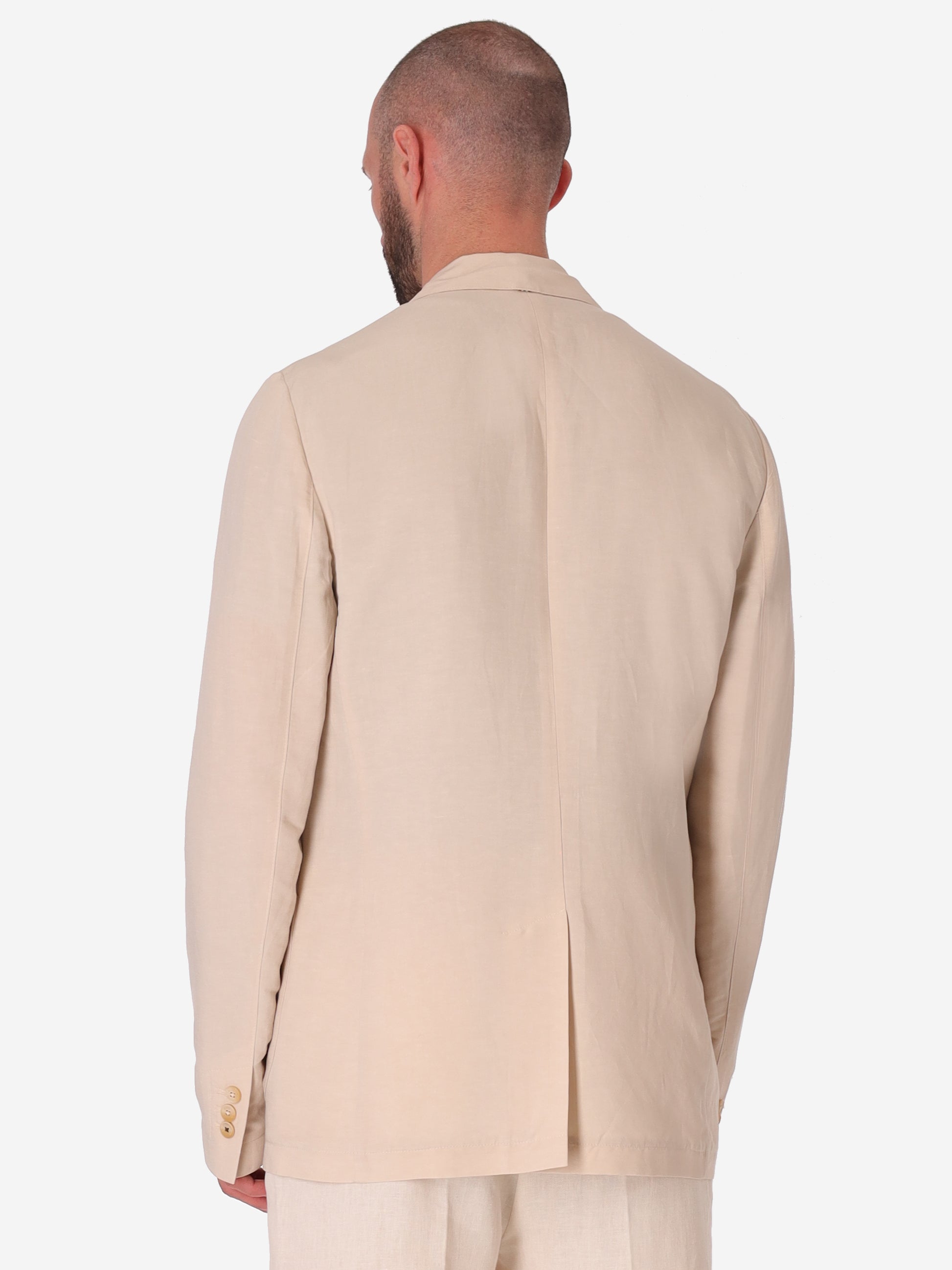 Jacket Alloro In Lightweight Linen-Viscose Fabric