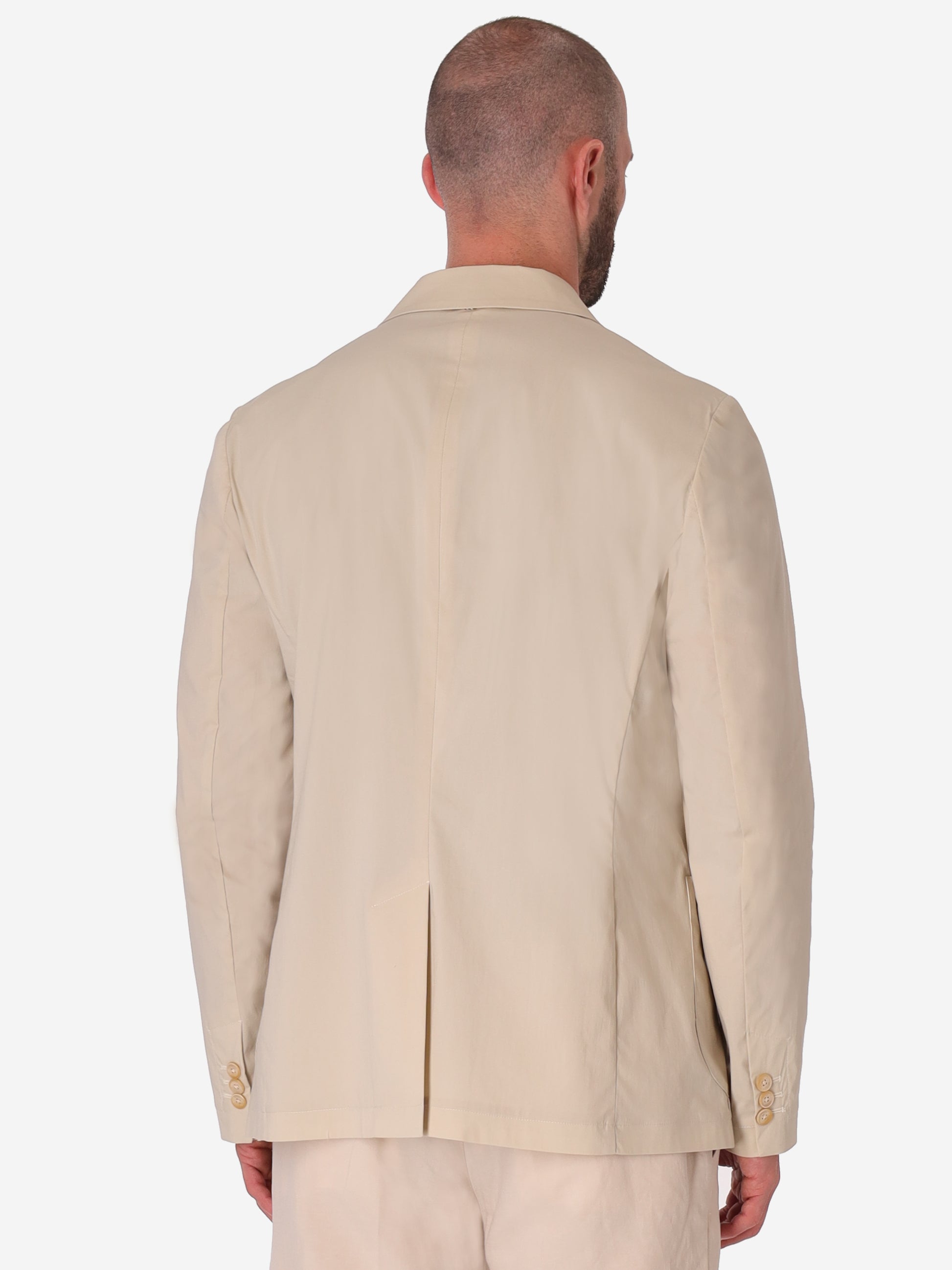 Giacca Grano In Tessuto Misto Cotone Nylon Ultraleggero
