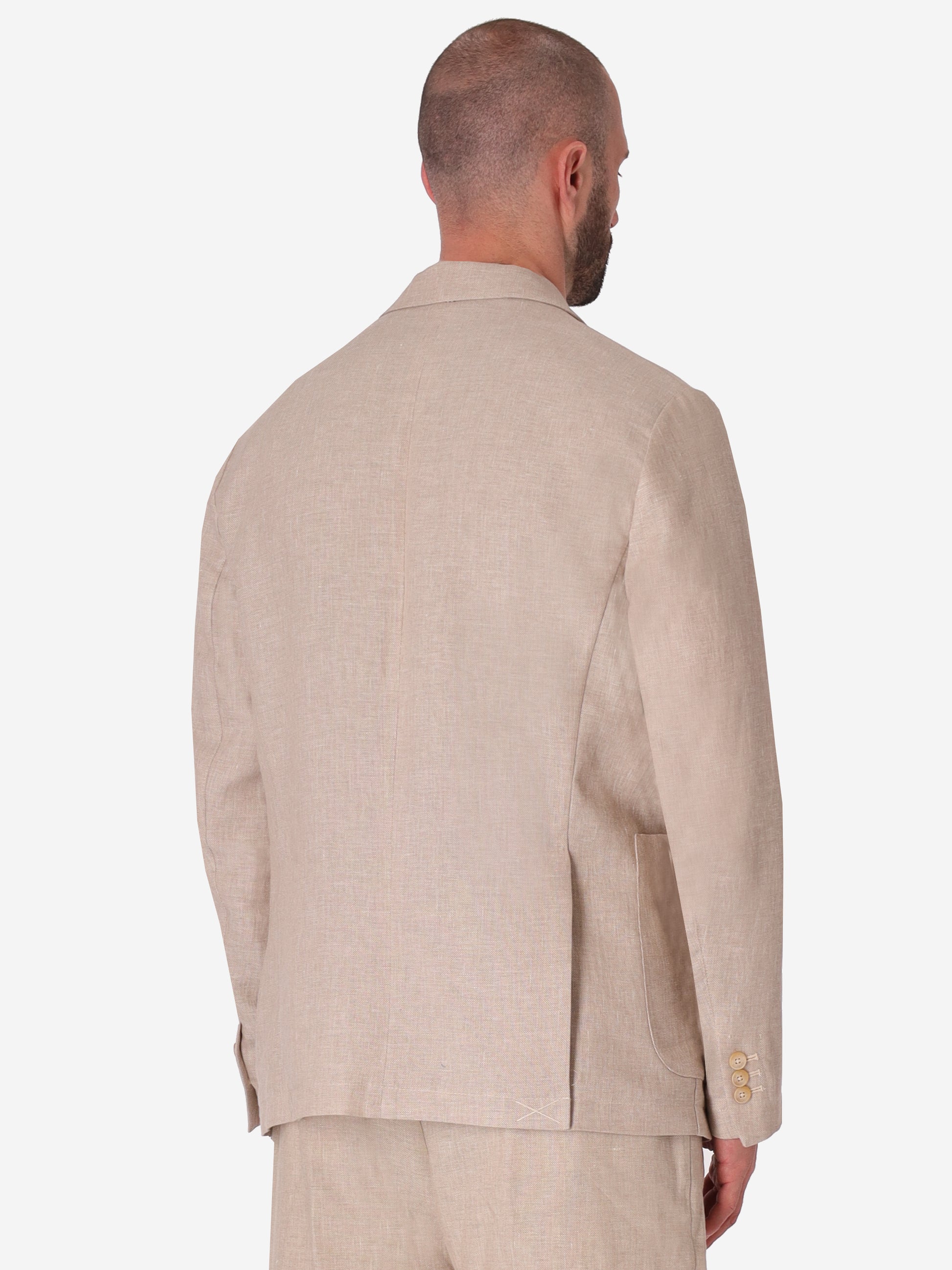Double-Breasted Jacket Certo In Soft-Touch Linen Blend Fabric