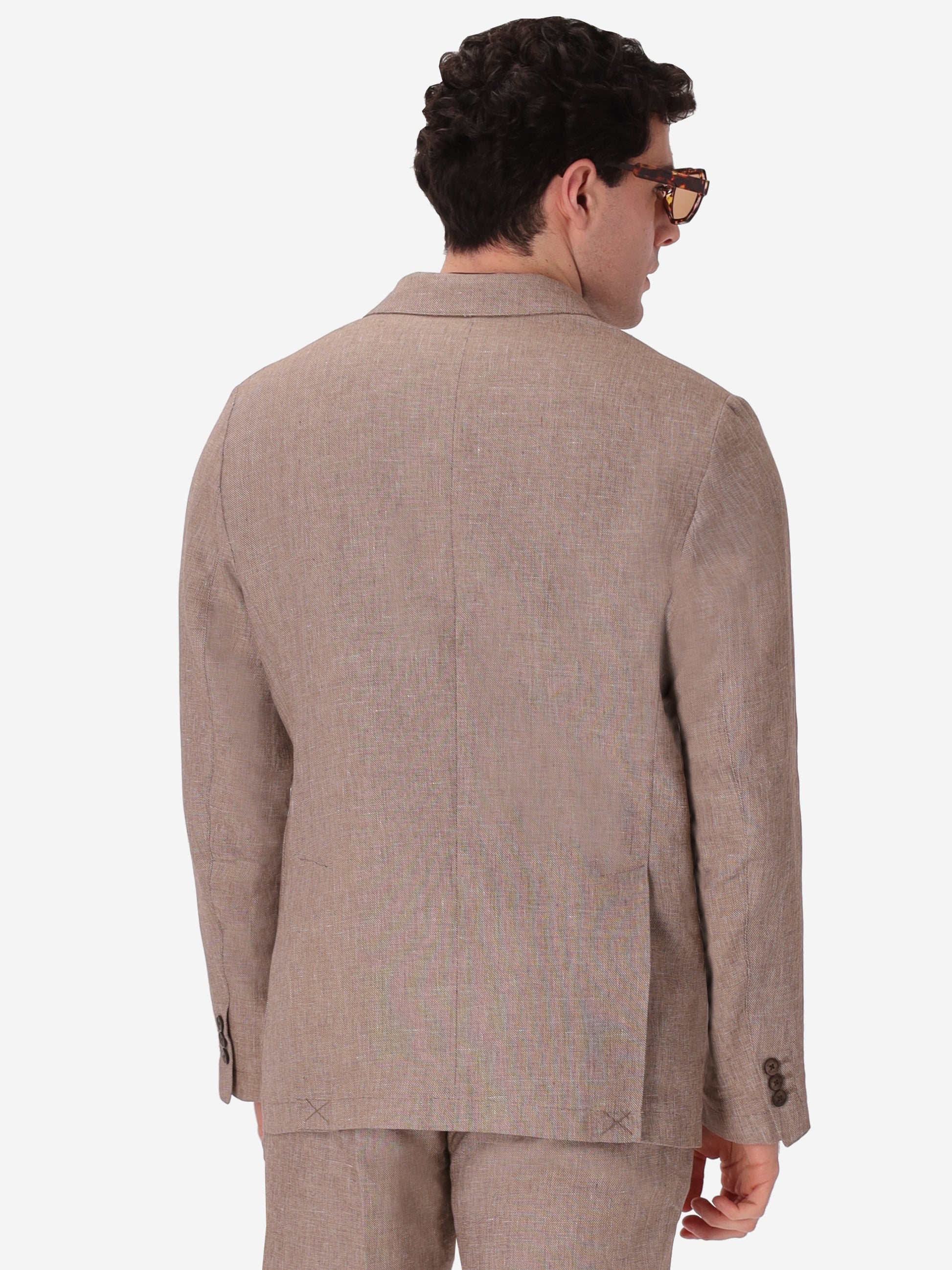 Double-Breasted Jacket Certo In Soft-Touch Linen Blend Fabric