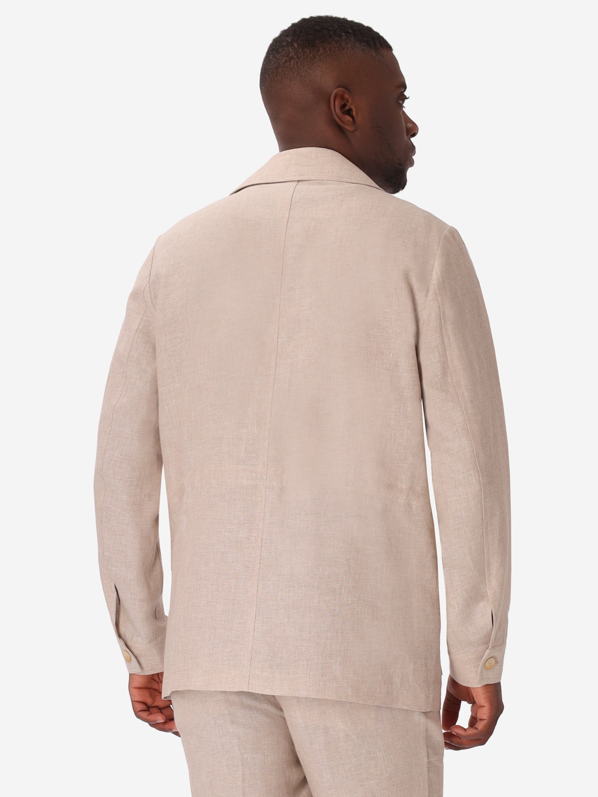 Field Jacket Certo In Soft-Touch Linen Blend Fabric