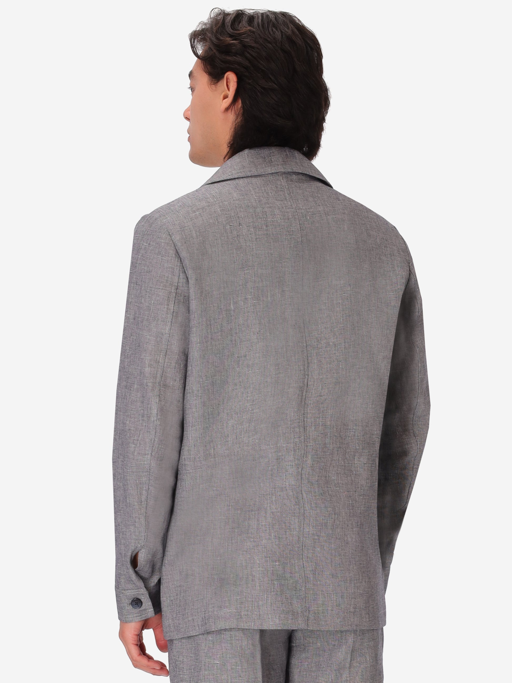 Field Jacket Certo In Soft-Touch Linen Blend Fabric