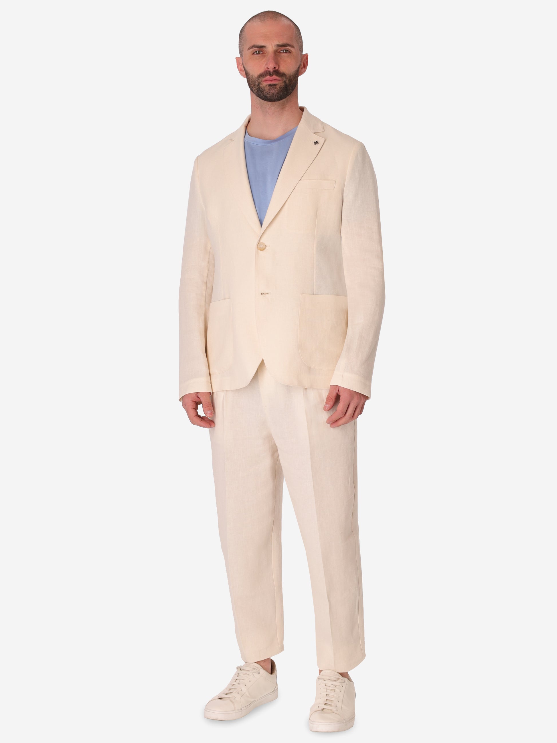 Jacket Certo In Soft-Touch Linen Blend Fabric