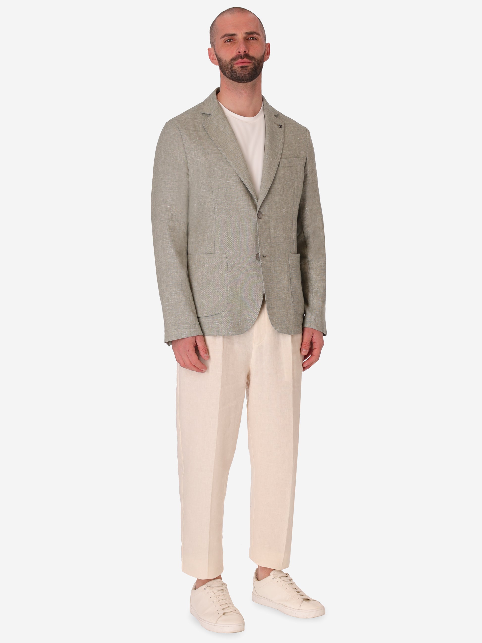 Jacket Certo In Soft-Touch Linen Blend Fabric