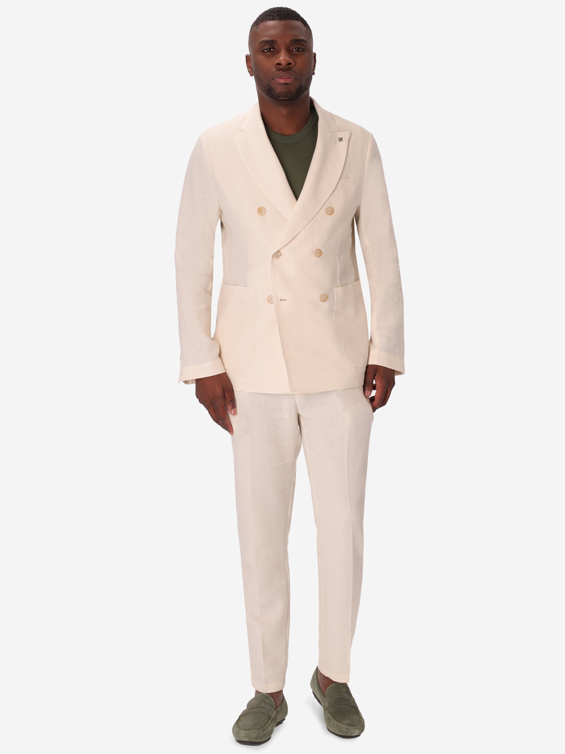 Double-Breasted Jacket Certo In Soft-Touch Linen Blend Fabric