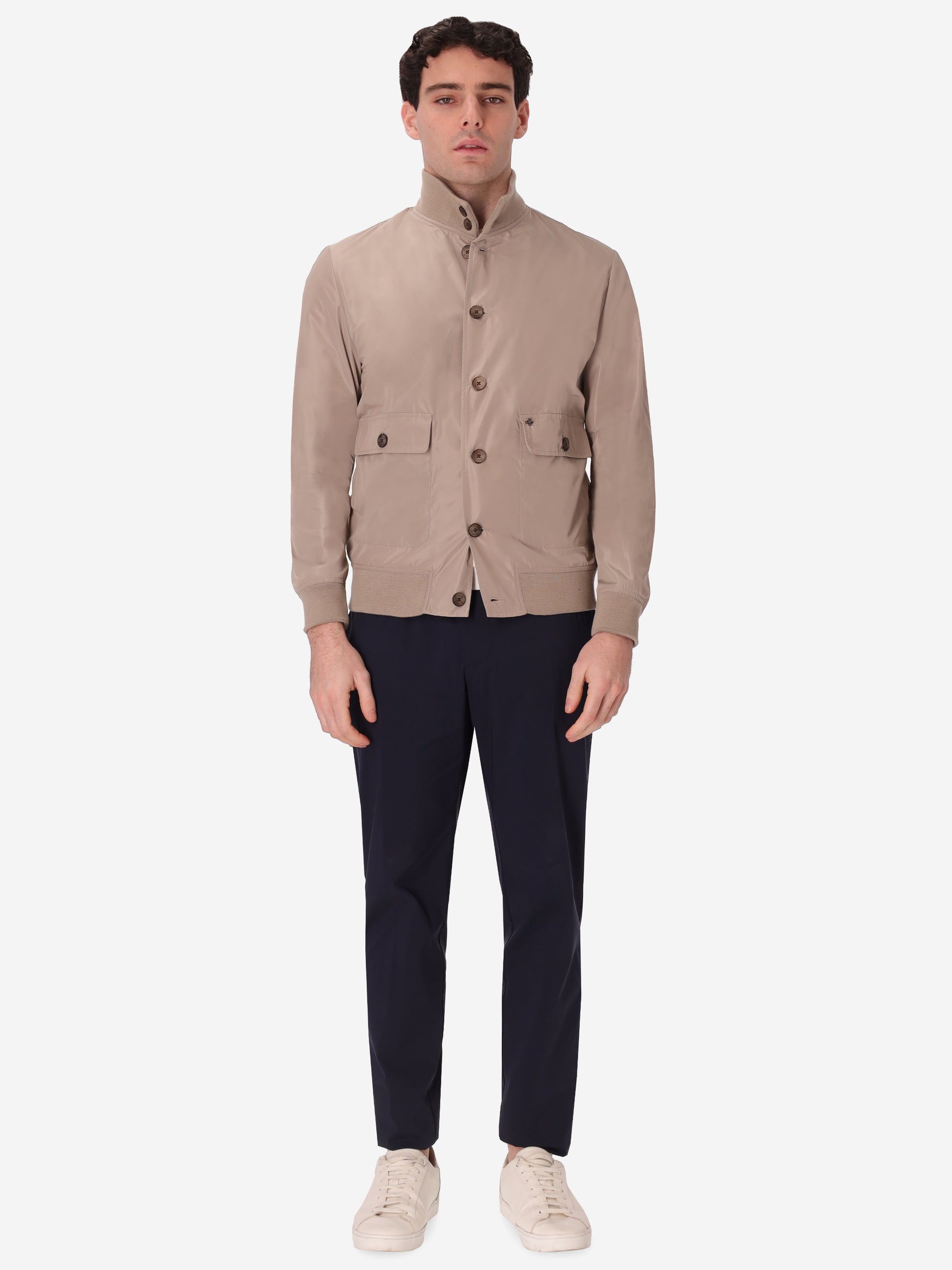 Onice Wasserabweisender Atmungsaktiver Nylon-Feel Bomber