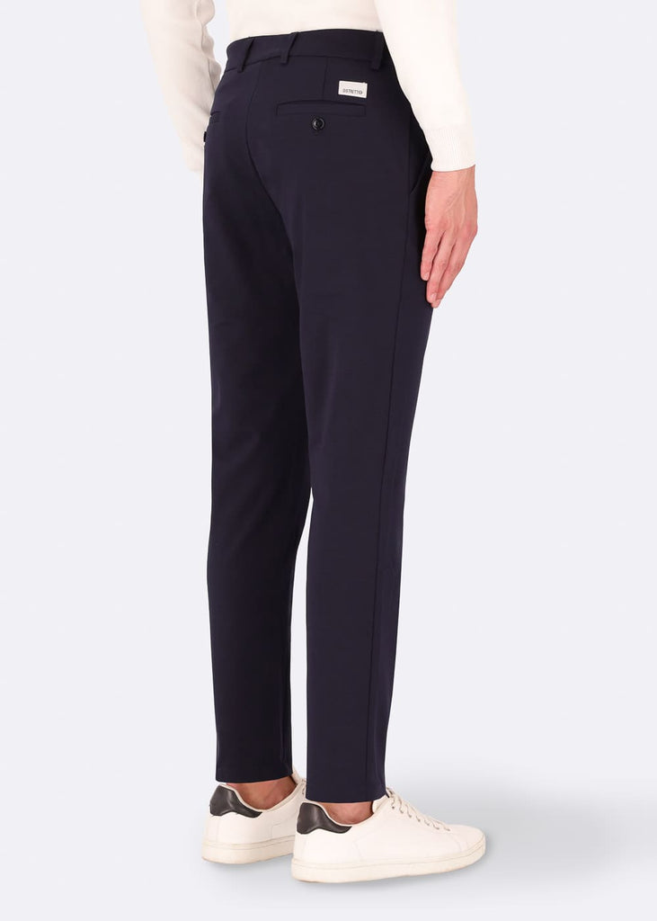 trousers technical fabric 32"YORK T. NEWMAN blue back distretto12