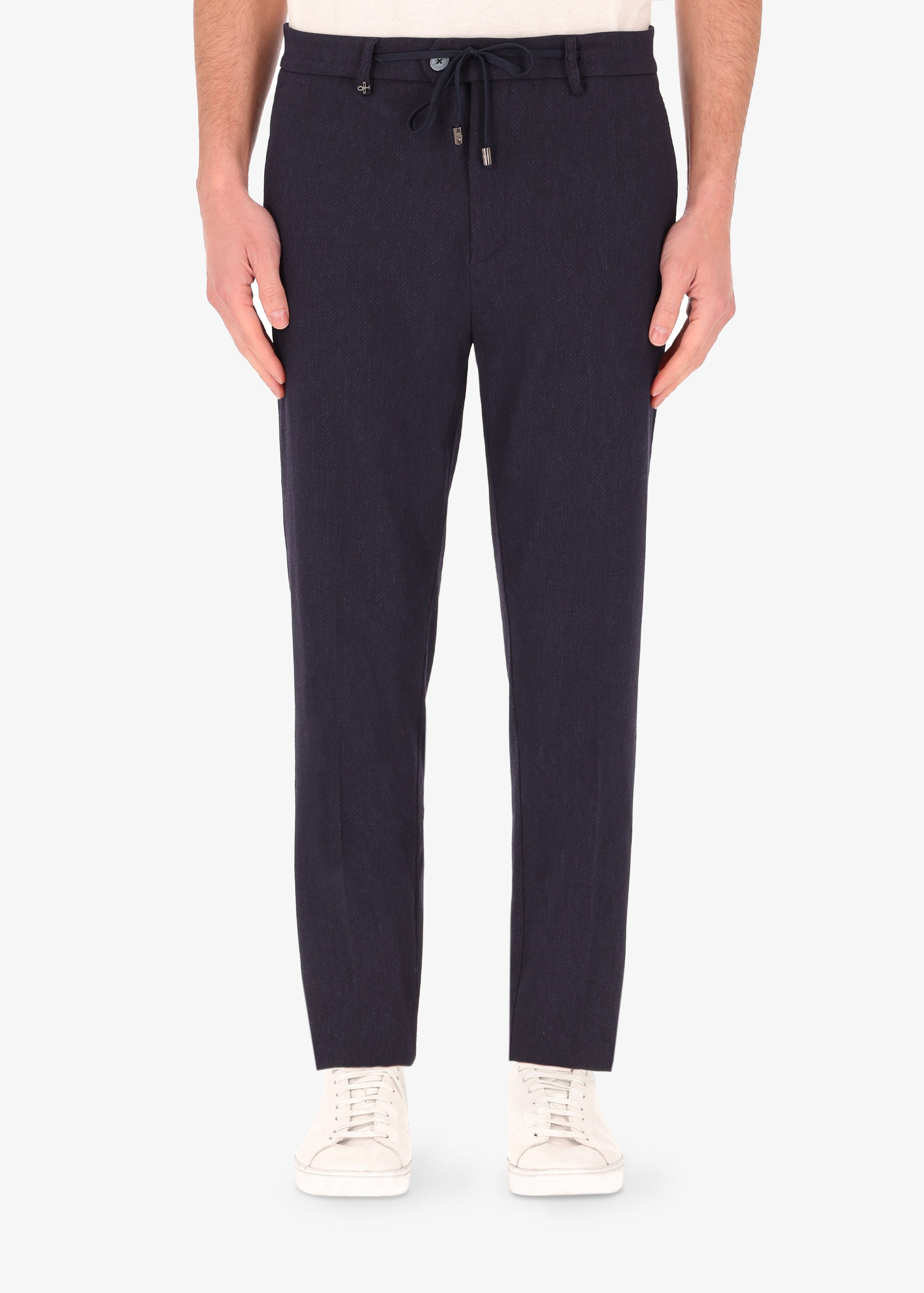 32" Stretch Raised Mini Dot Texture Trousers Saul