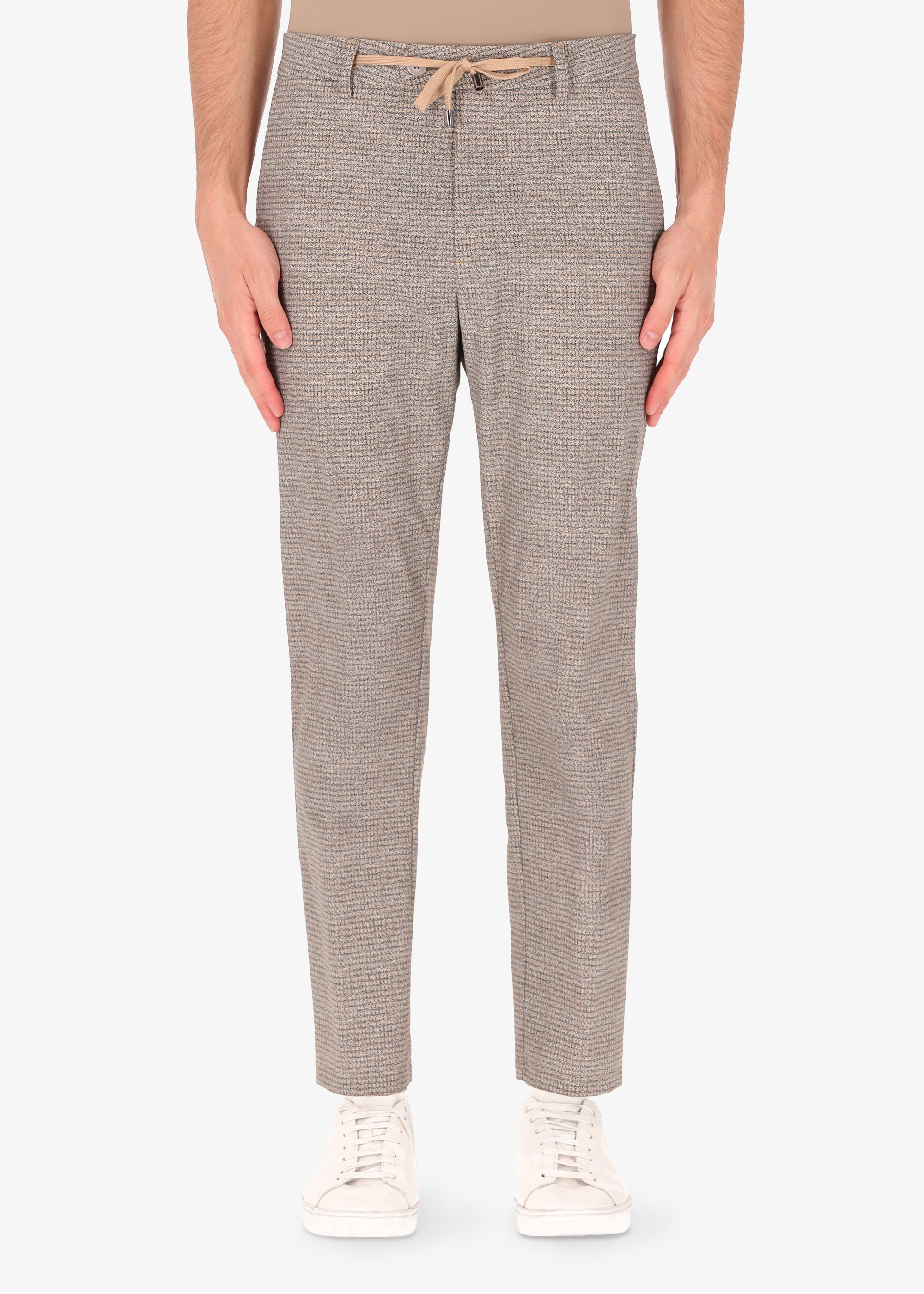 32" York High Performance Micro-Pattern Effect Print  Trosers Lucca