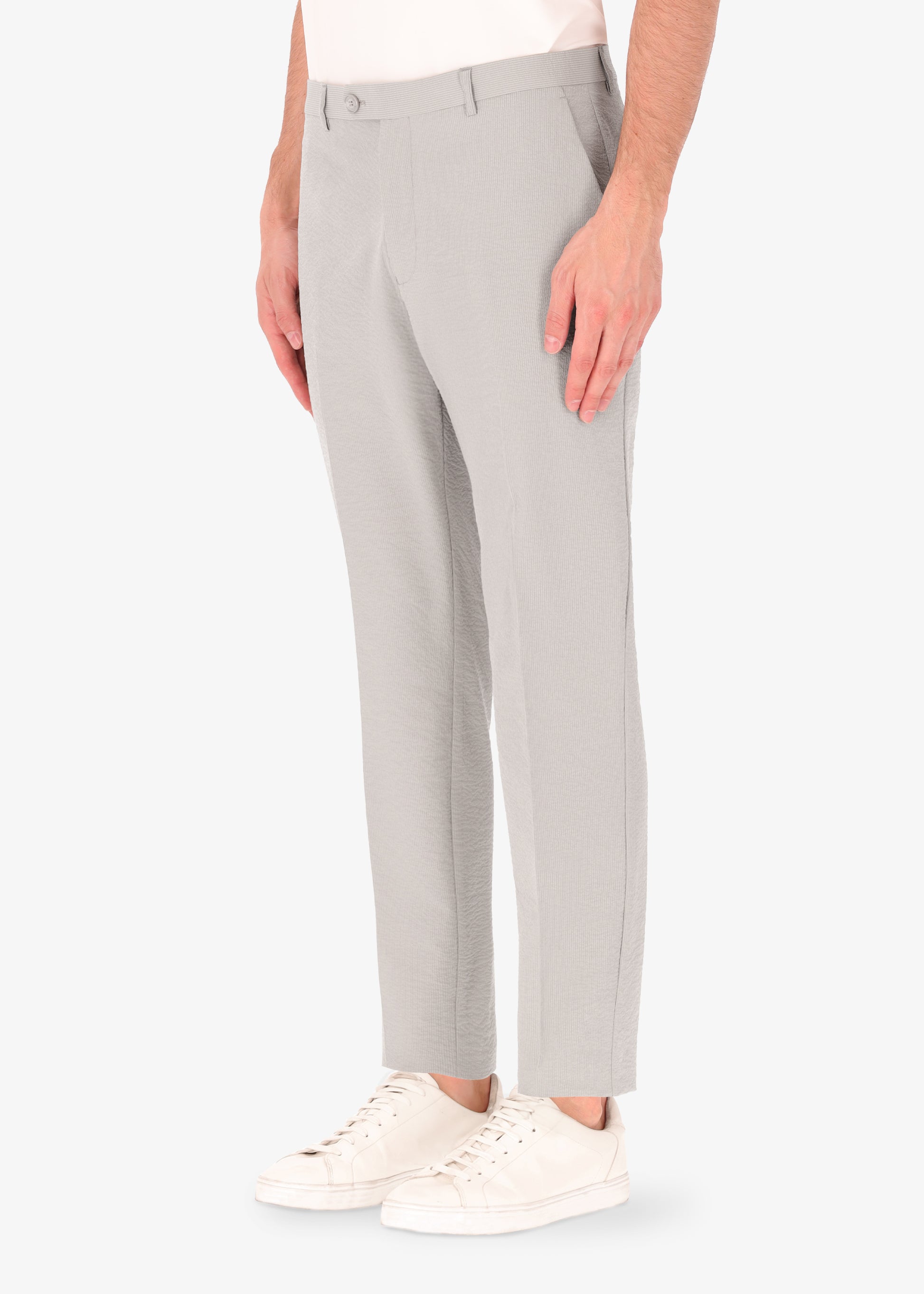34“ Arezzo Semi Tailored Hose aus gestreiftem Stoff - Capsule Tailor-Tech