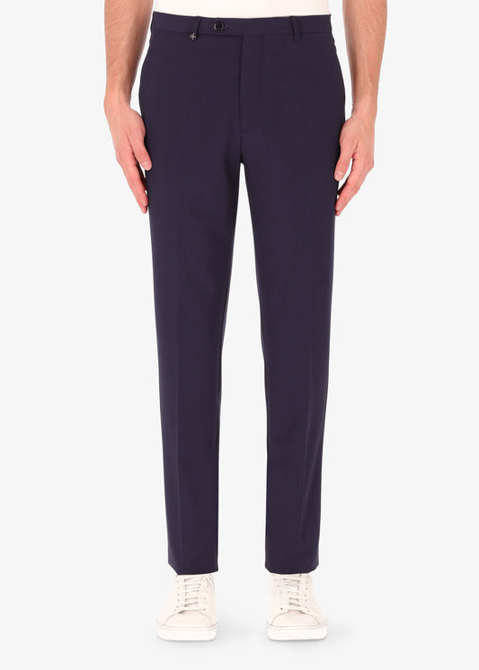 34"Firenze Tailoring-Tech-Hose aus Gestreiftem Stoff