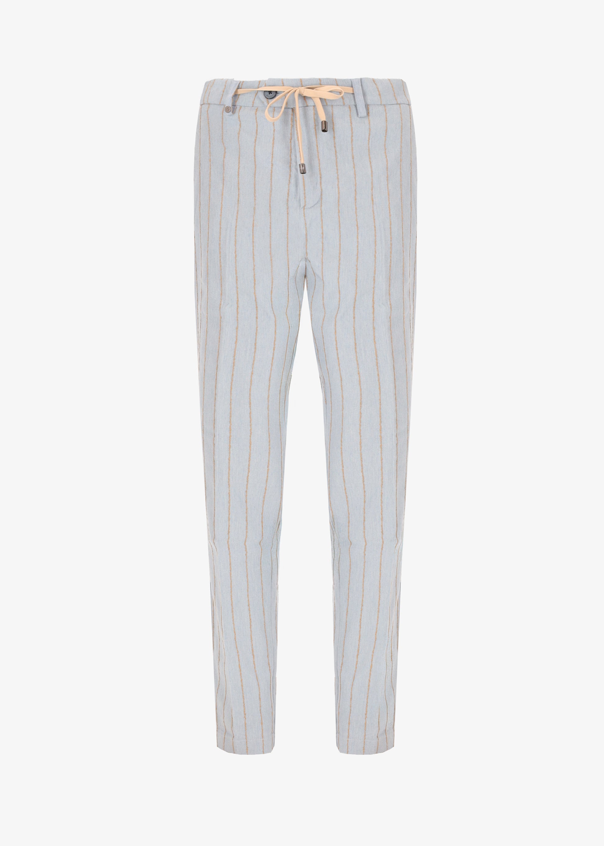 32" Hose Paco aus Stretch-Gewebe mit Erhöhtem Nadelstreifen-Muster