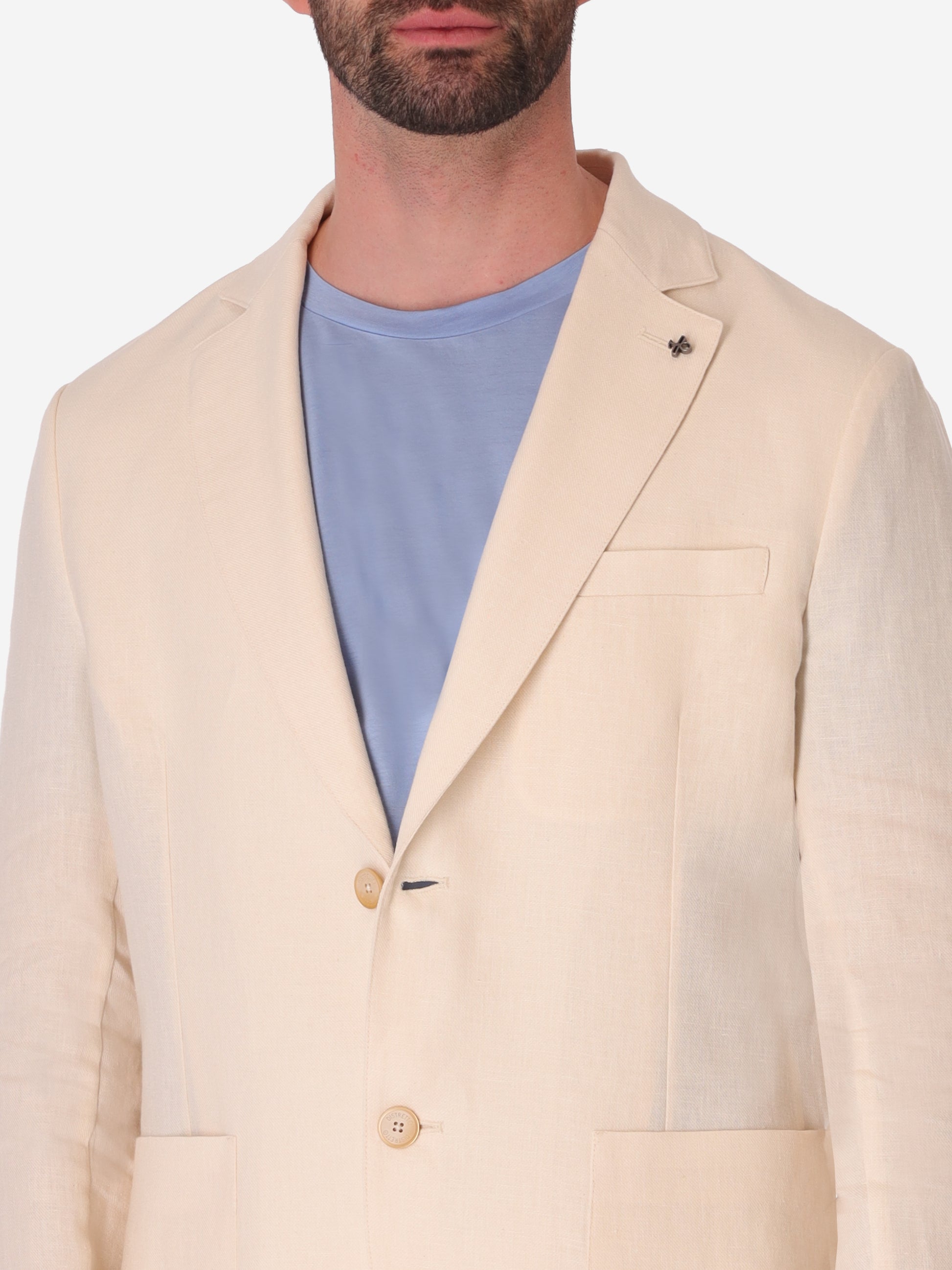 Jacket Certo In Soft-Touch Linen Blend Fabric