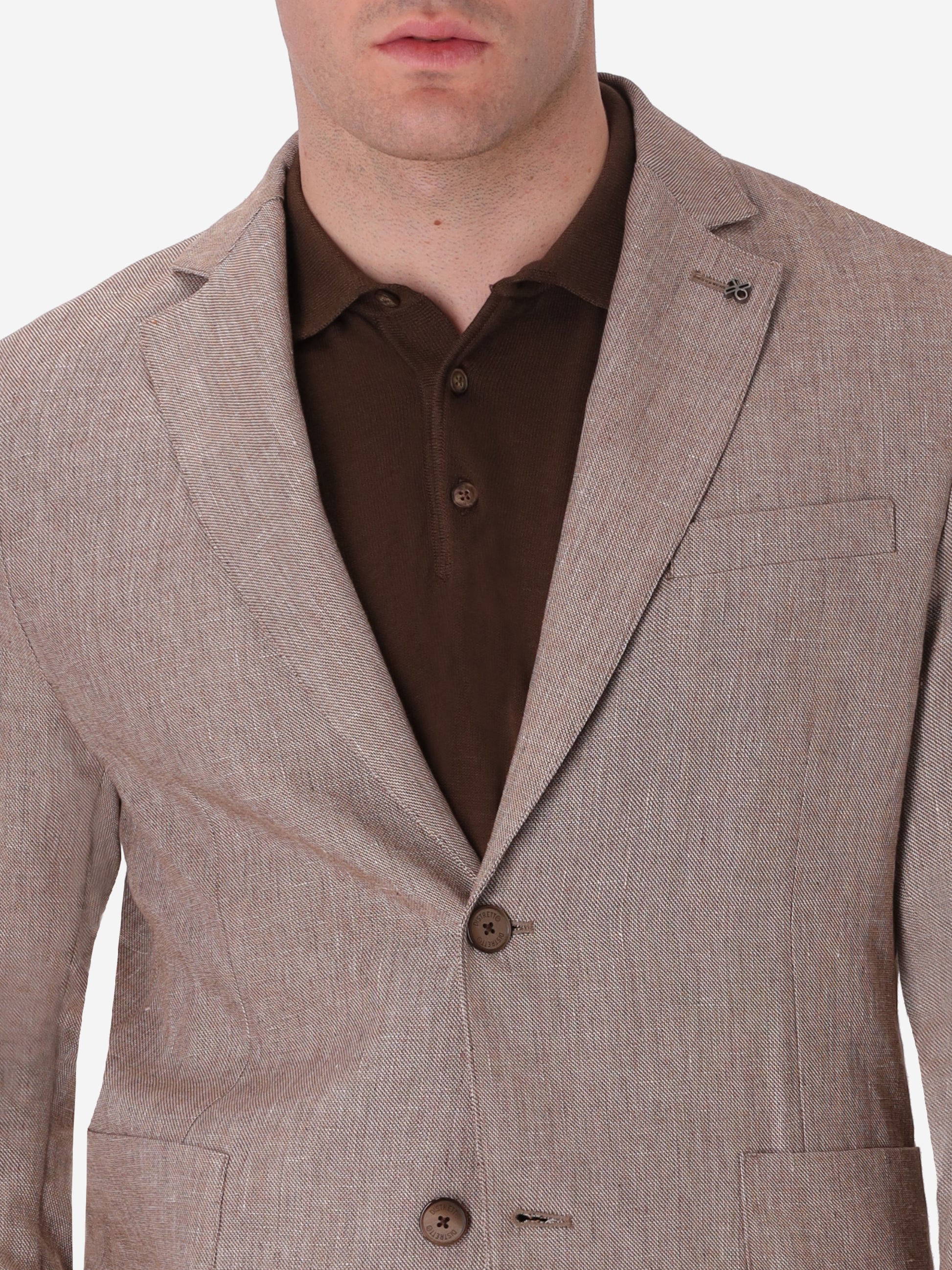 Jacket Certo In Soft-Touch Linen Blend Fabric