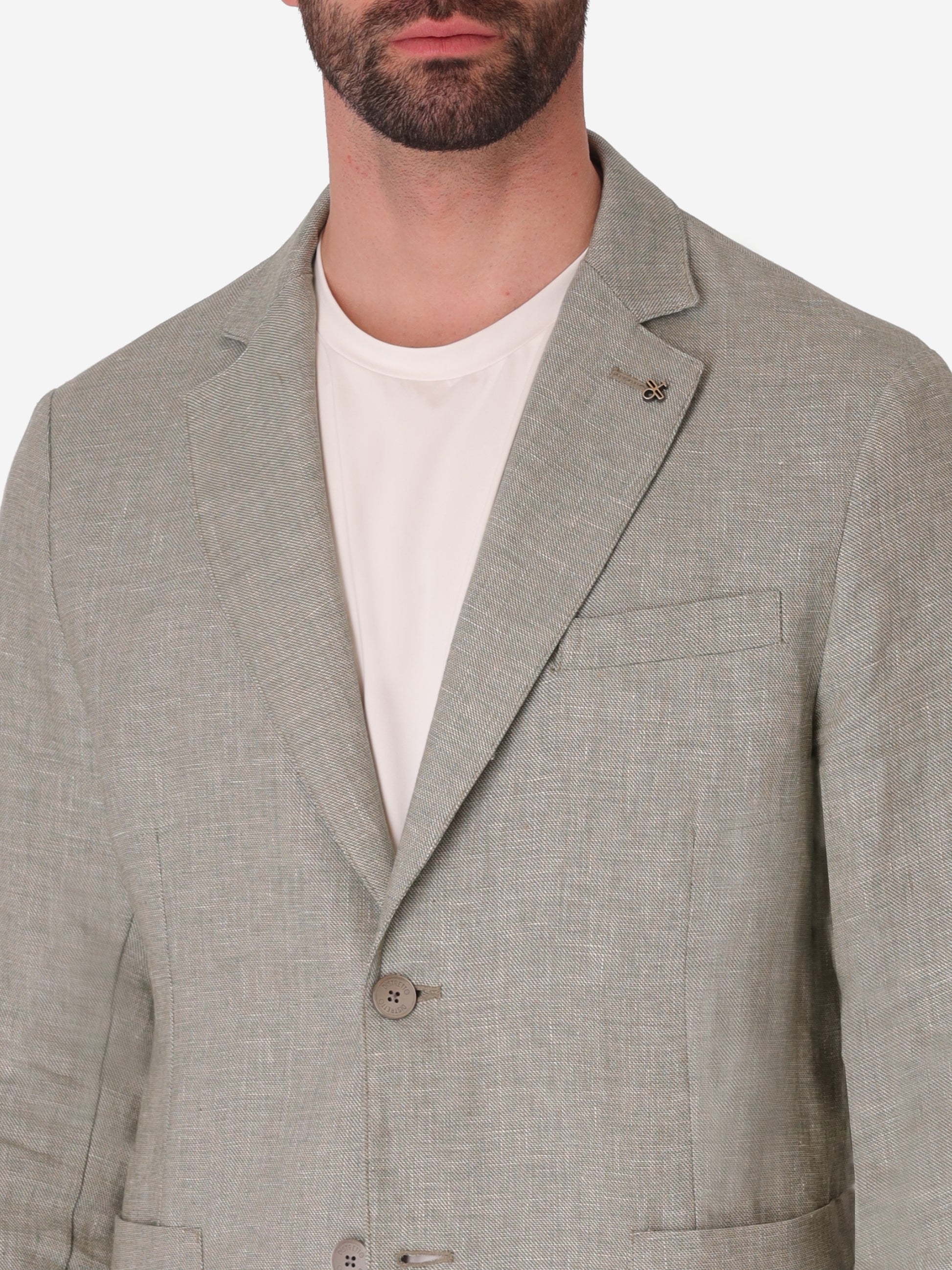 Jacket Certo In Soft-Touch Linen Blend Fabric