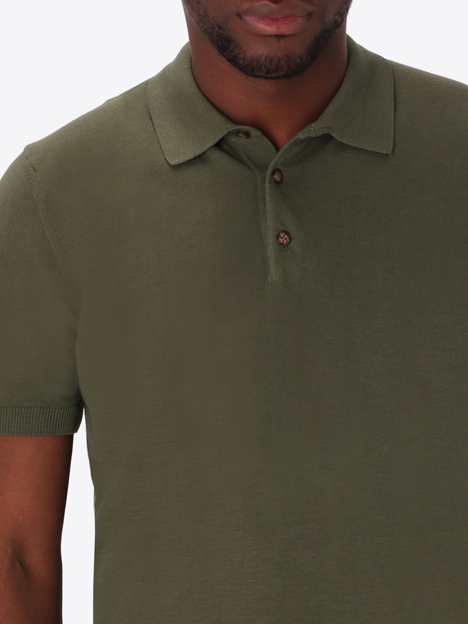 Polo Carrara In Garment-Dyed Cotton Crepe Yarn