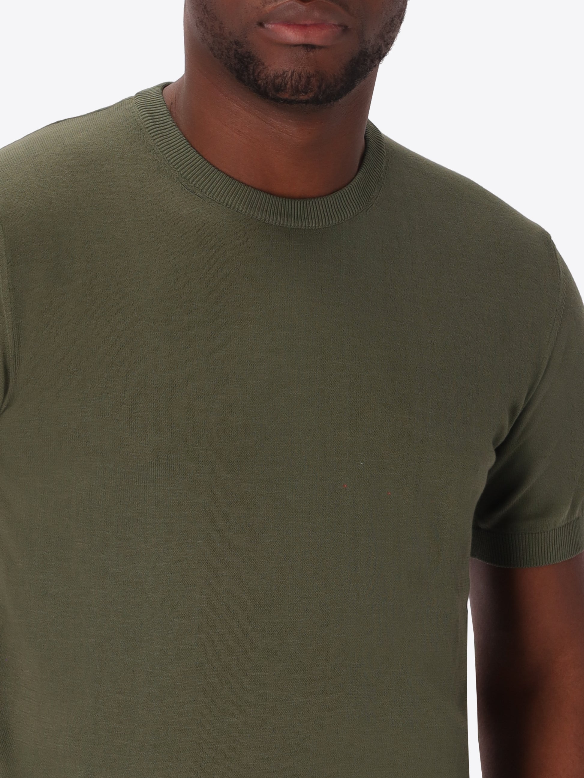 T-Shirt Carrara In Garment-Dyed Cotton Crepe Yarn