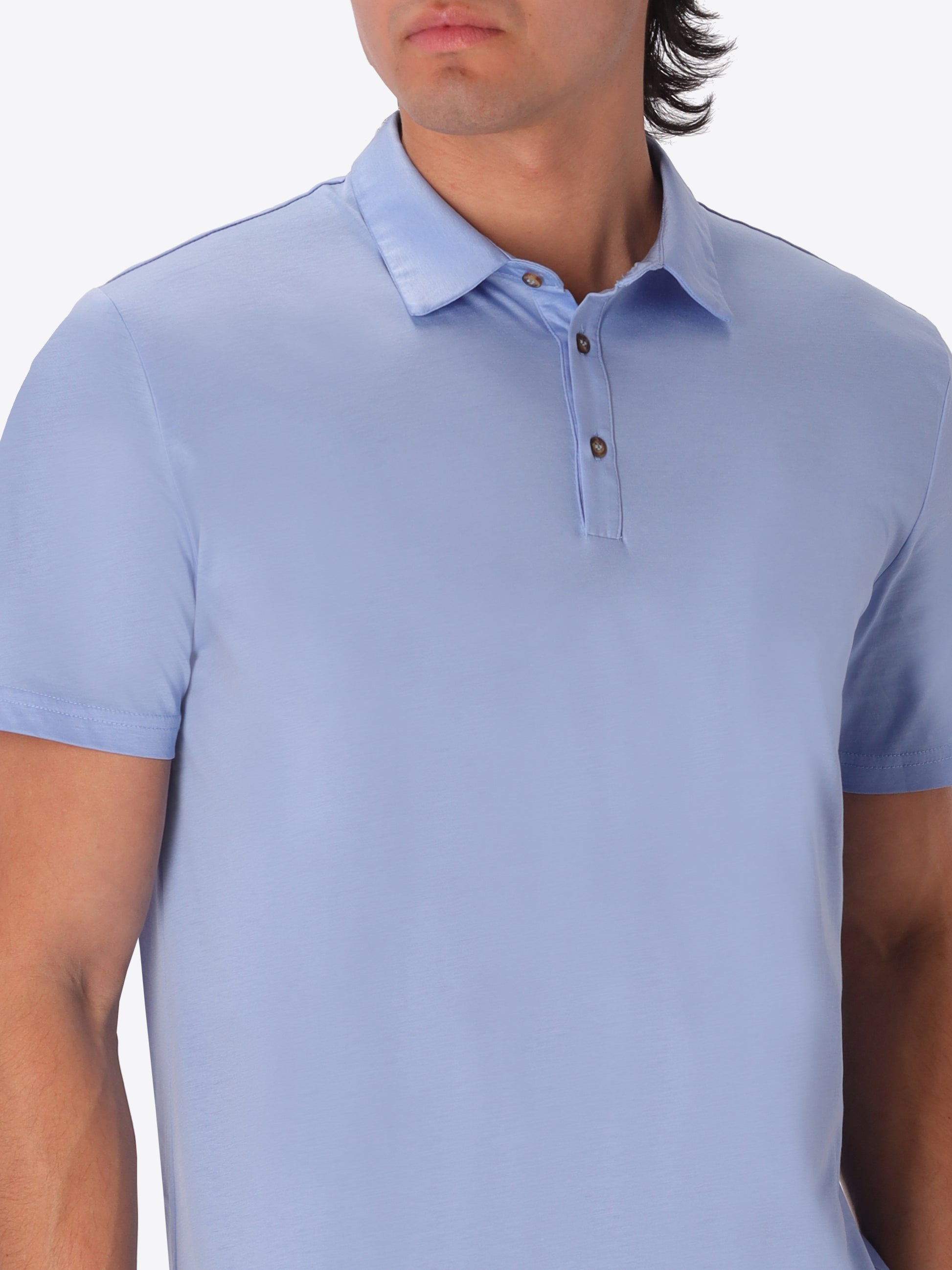 Menta Polo Aus Baumwolle-Modal Mit Frischem Griff - Icon