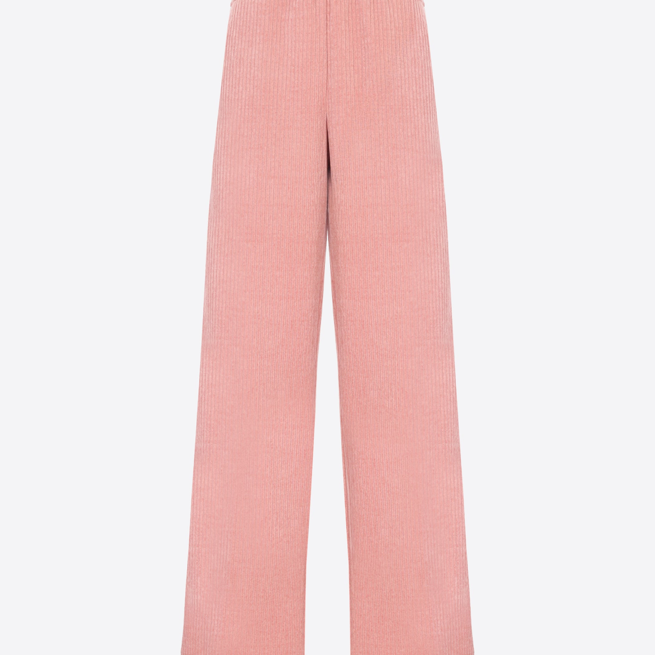 Distretto12 Torino Pink 500-Wale Corduroy Elasticated Trousers - Woman - Product Still Life
