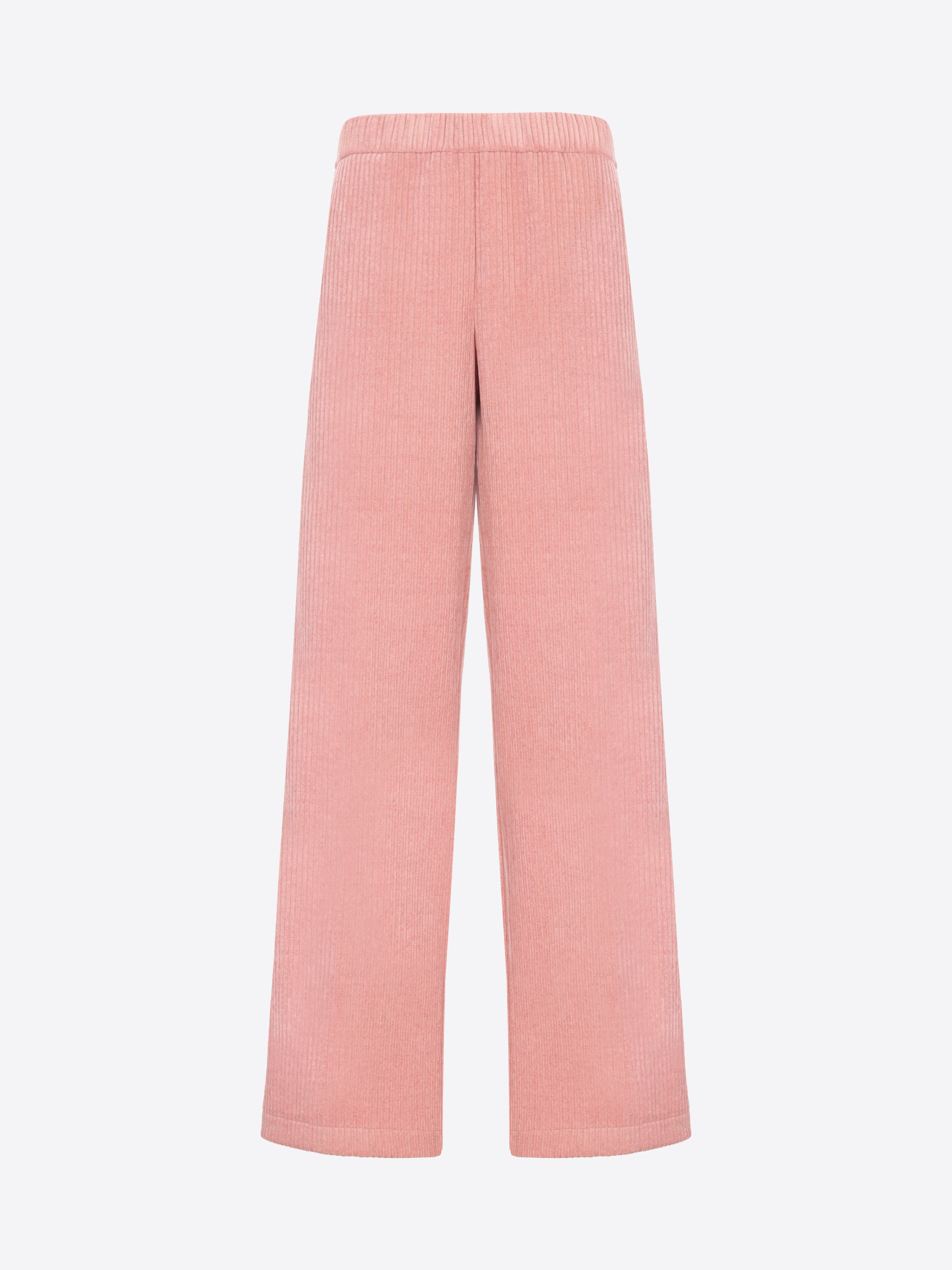 Distretto12 Torino Pink 500-Wale Corduroy Elasticated Trousers - Woman - Product Still Life